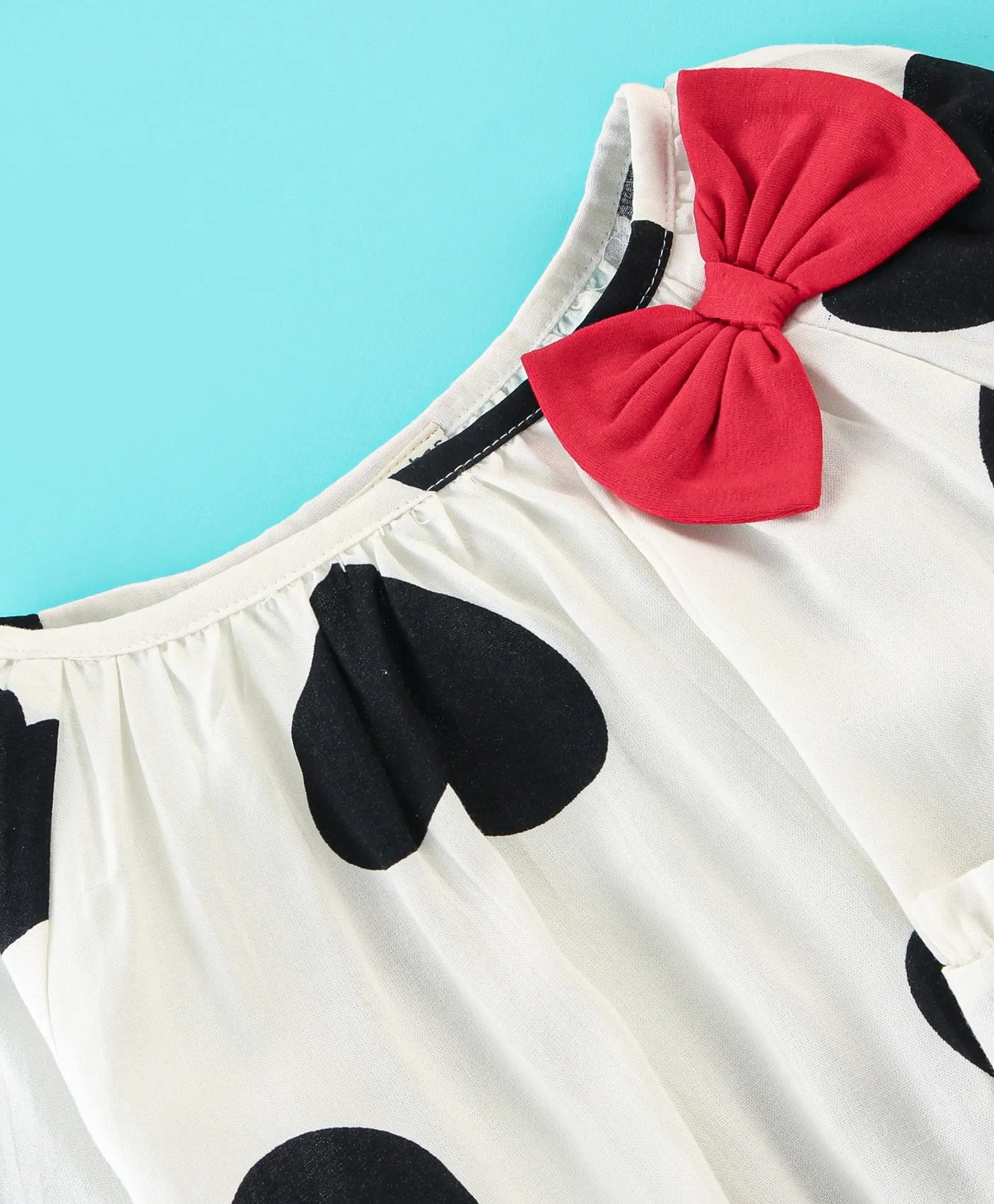 Hearts Printed Full Sleeves Co-ord Set