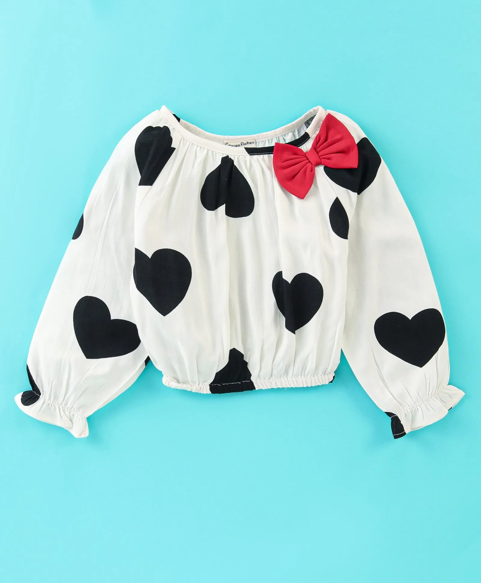 Hearts Printed Full Sleeves Co-ord Set