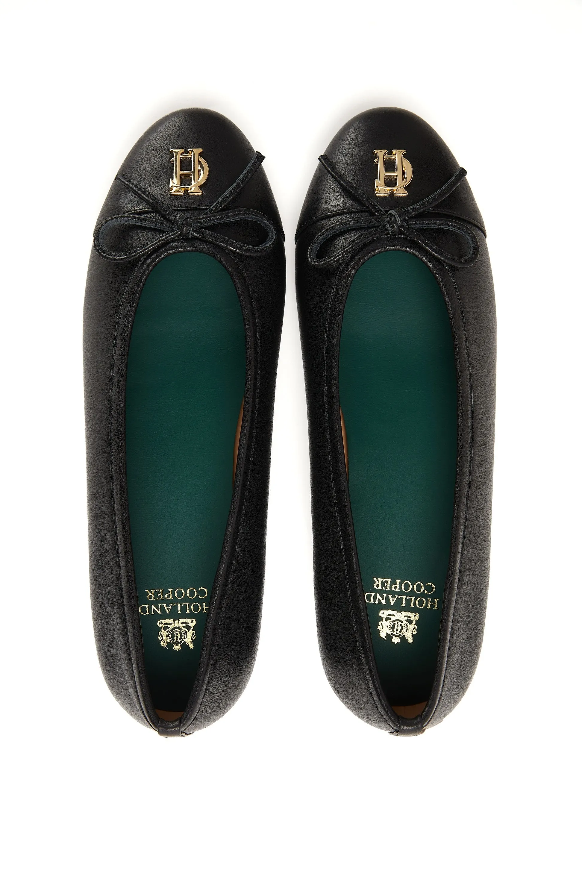 Holland Cooper Ballet Shoe in Black