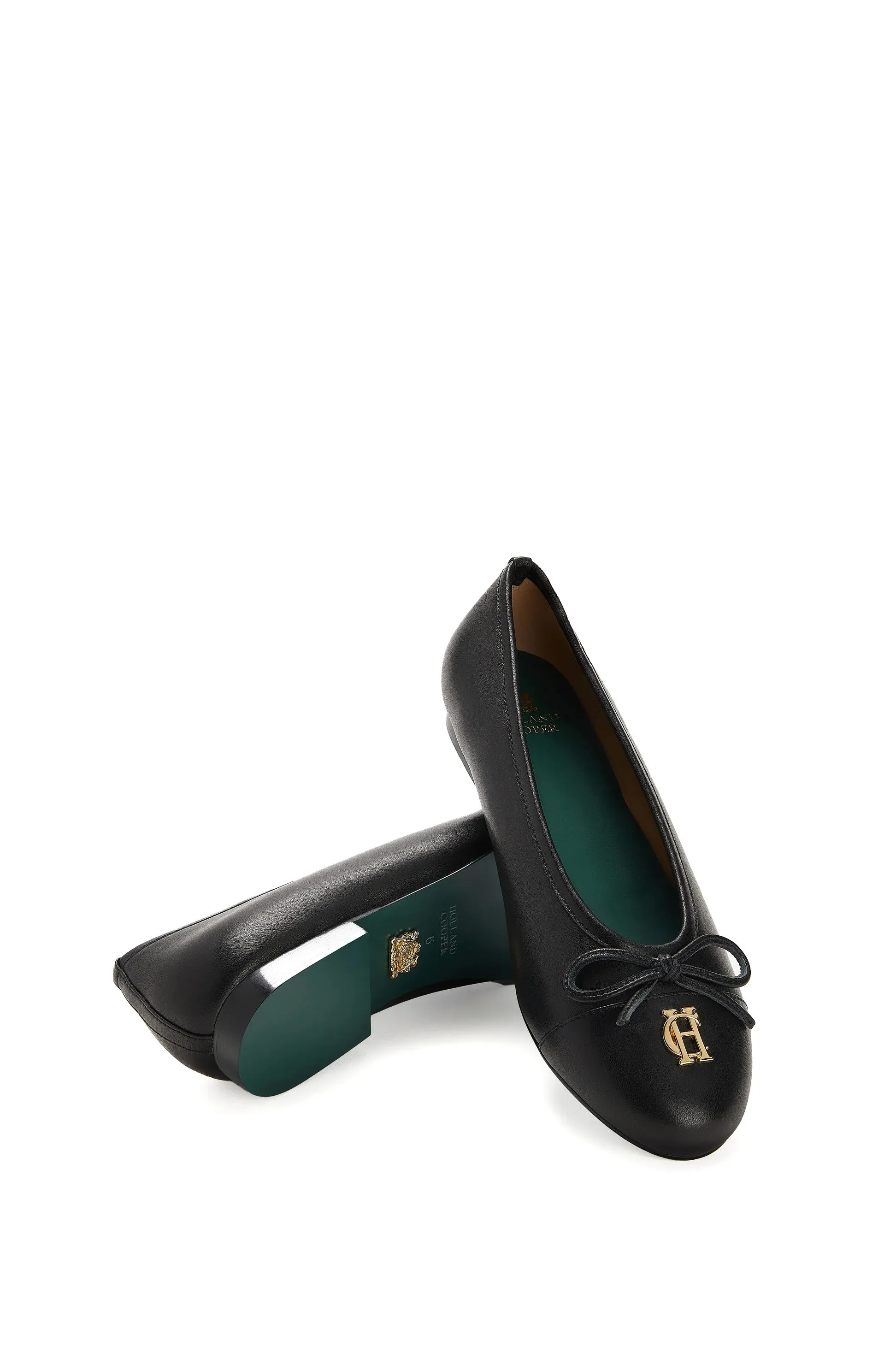 Holland Cooper Ballet Shoe in Black