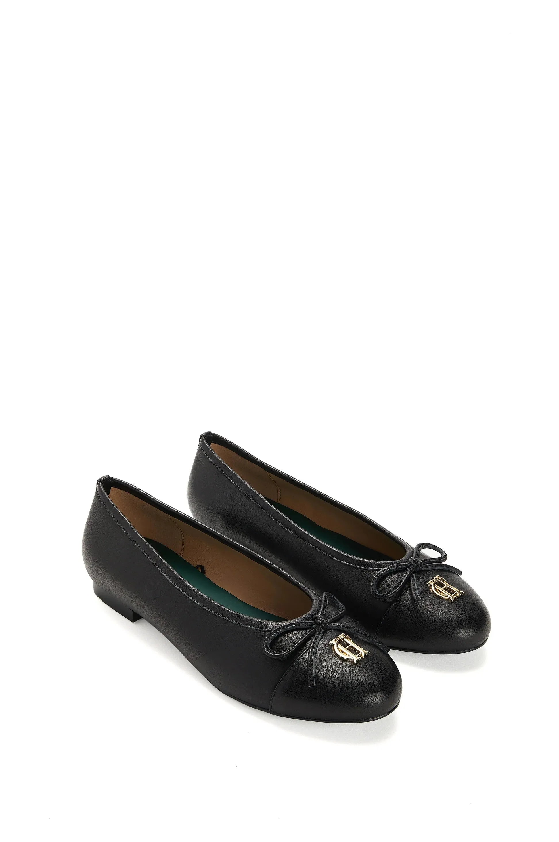 Holland Cooper Ballet Shoe in Black