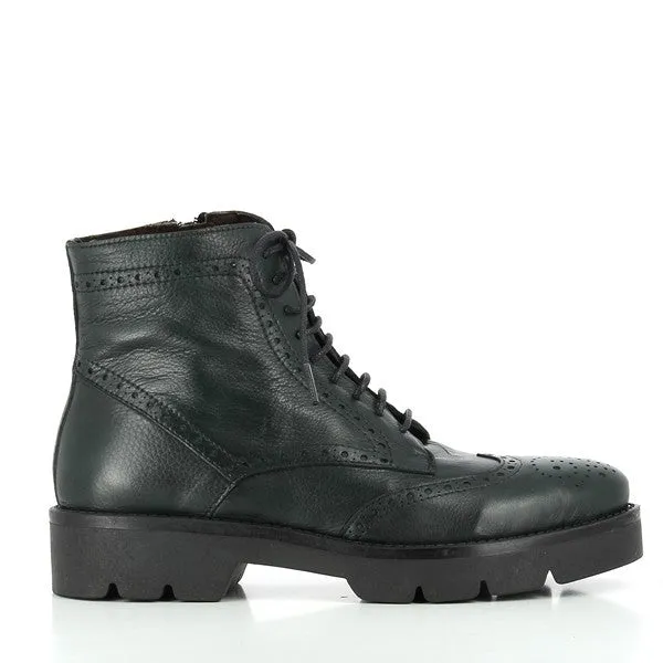 Igualados 2483 Green Lace-Up Boots