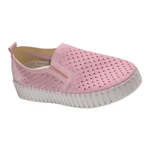 ILSE JACOBSEN BUBBLE PINK TULIP PLATFORM SIDE ELASTIC SHOE