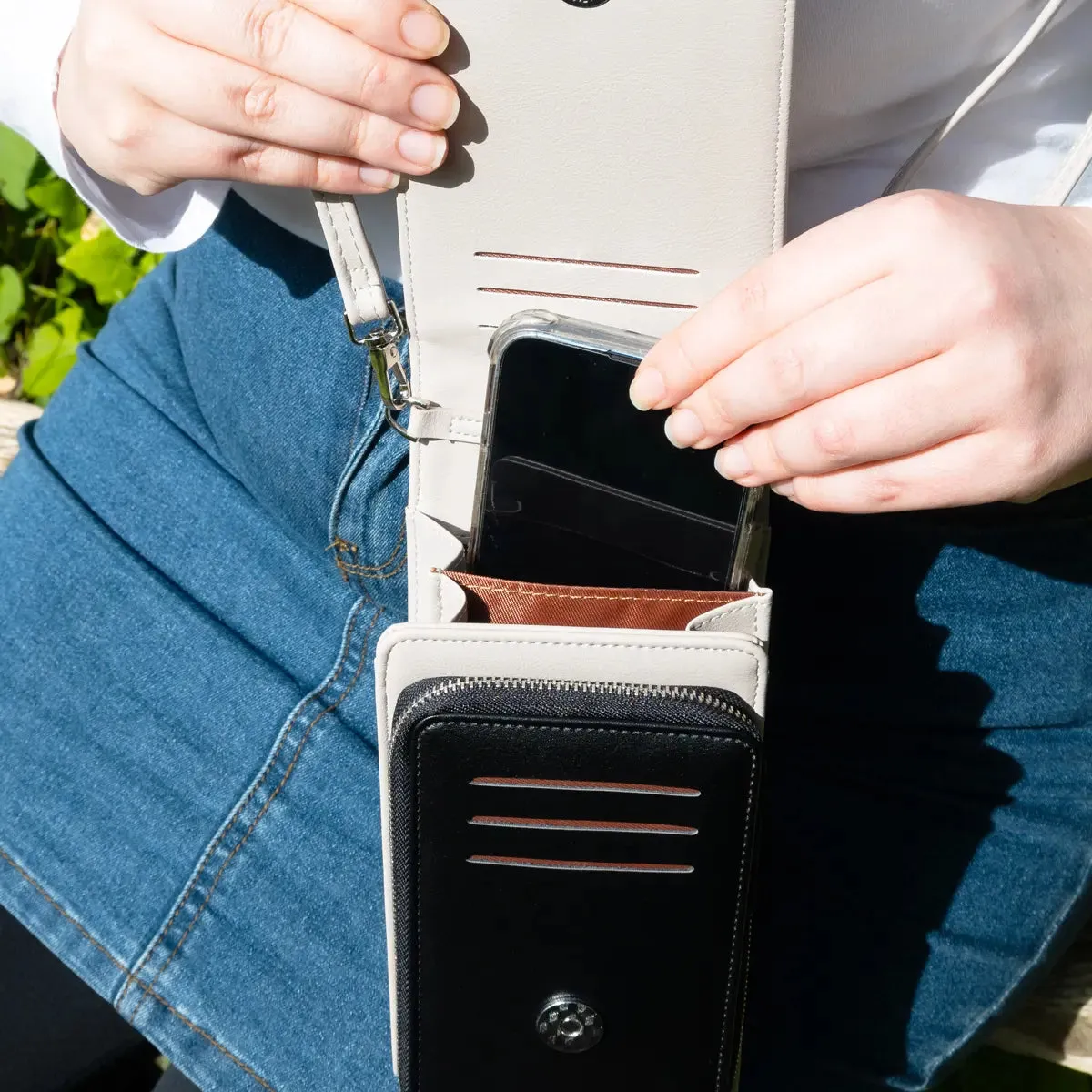 Jane Austen Faux Leather Phone Purse