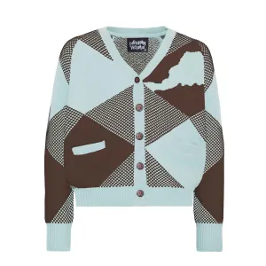 Kindervest in Choco en Mint