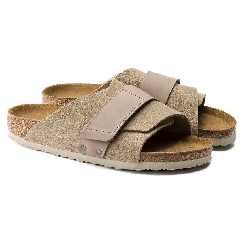 Kyoto Regular Nubuck Suede/Leather - Taupe
