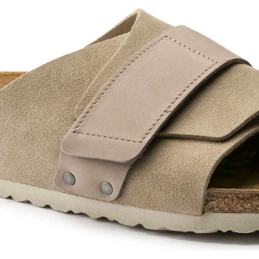 Kyoto Regular Nubuck Suede/Leather - Taupe