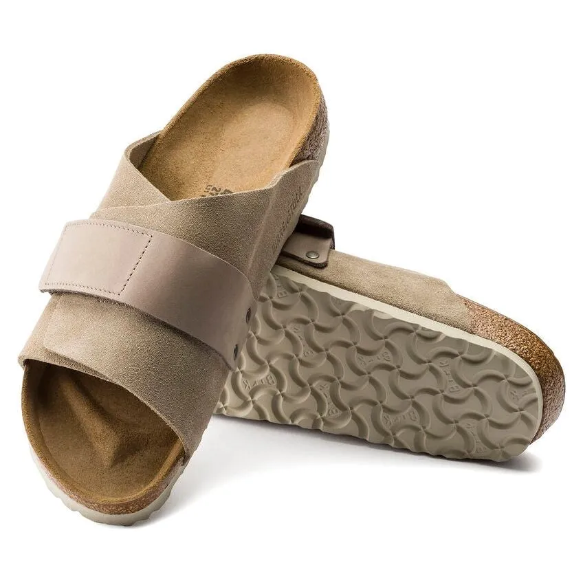 Kyoto Regular Nubuck Suede/Leather - Taupe