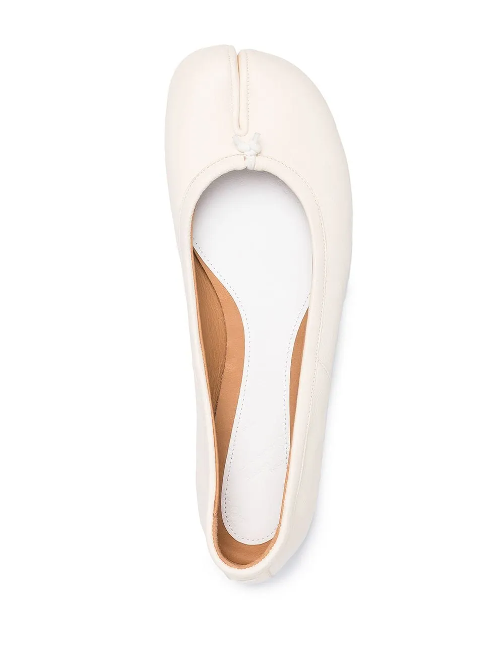 LEATHER TABI BALLERINA