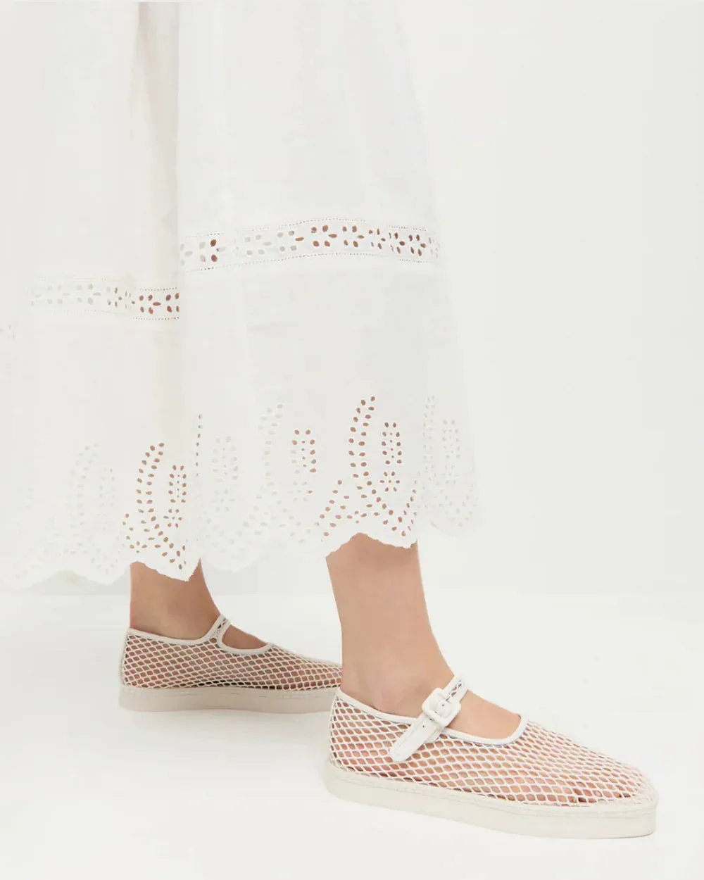 Loeffler Randall Rita Maryjane Sneaker Cream