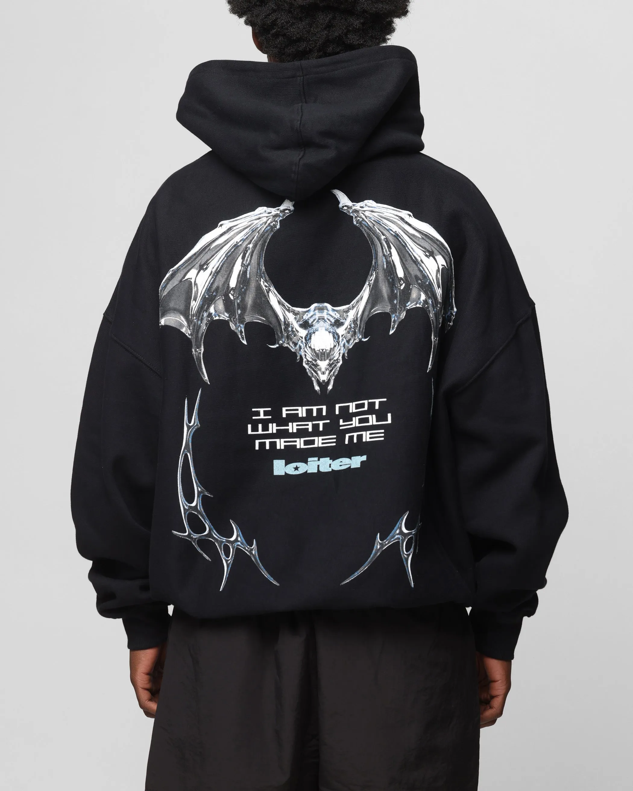 Loiter Chrome Deceiver Hoodie Black