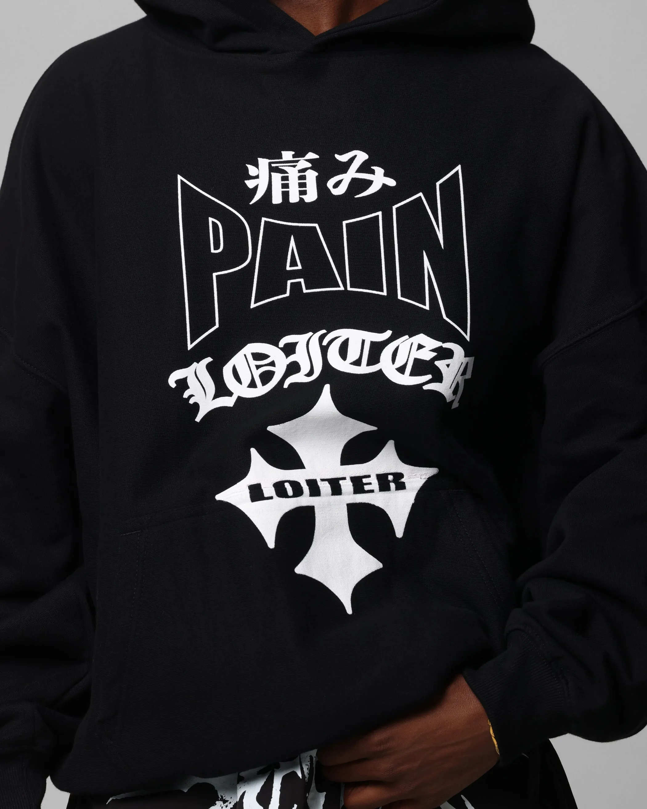Loiter Ultimate Pain Hoodie Black