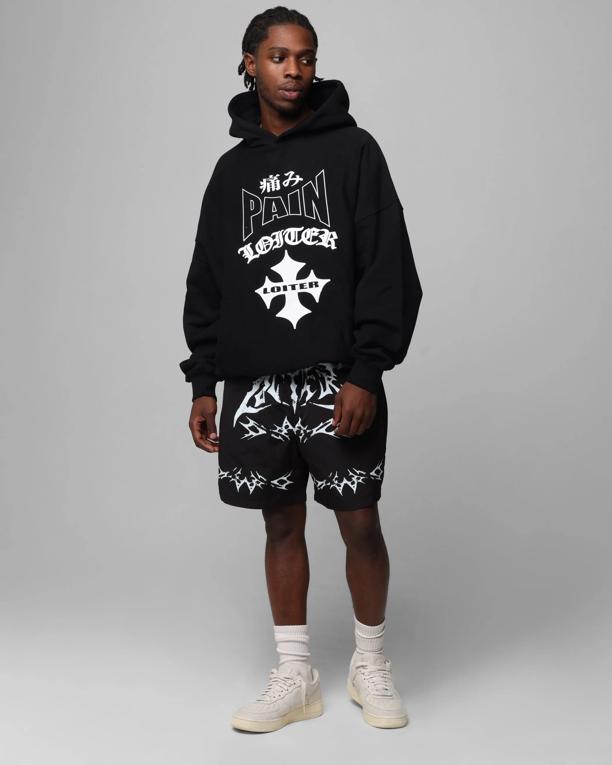 Loiter Ultimate Pain Hoodie Black