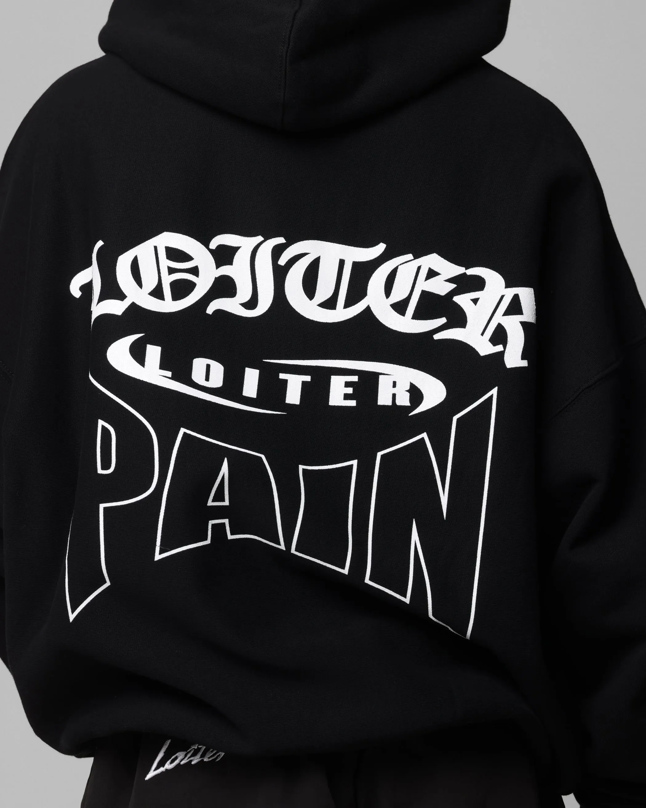 Loiter Ultimate Pain Hoodie Black