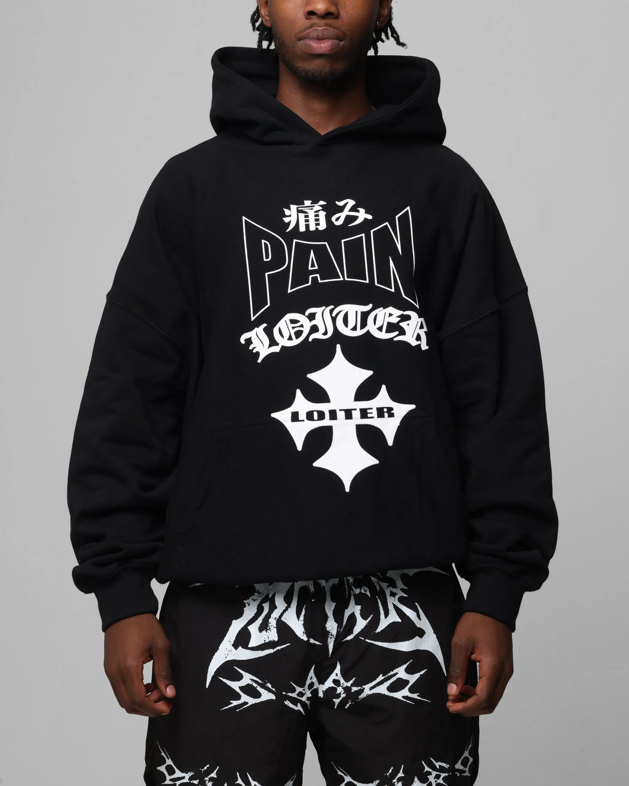 Loiter Ultimate Pain Hoodie Black