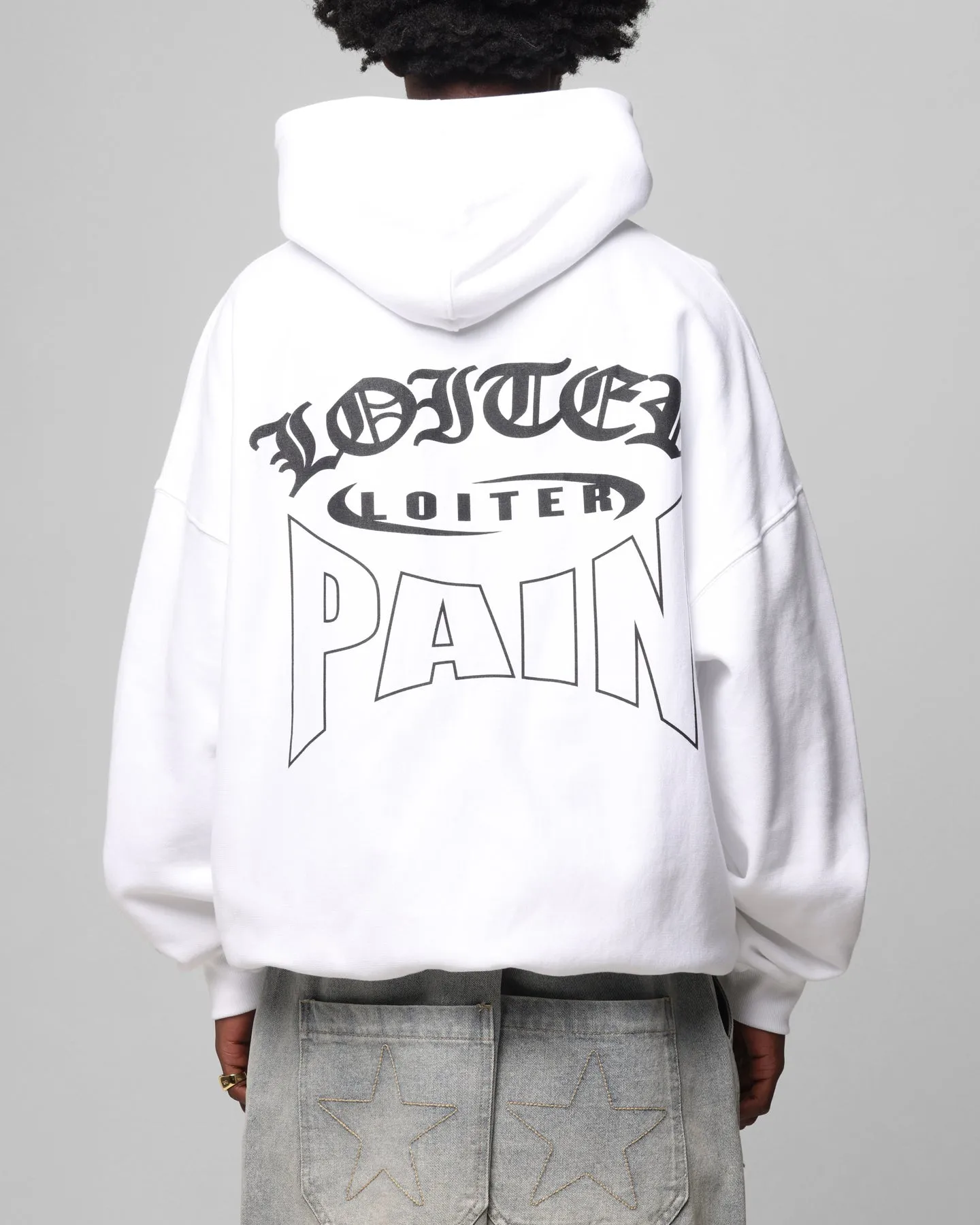 Loiter Ultimate Pain Hoodie White