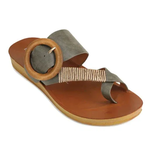 Los Cabos Dama Slide Khaki