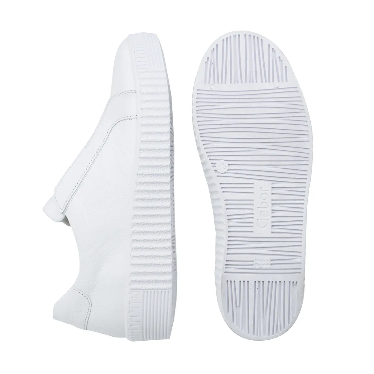 Maddie All White Soft Walking Sneakers