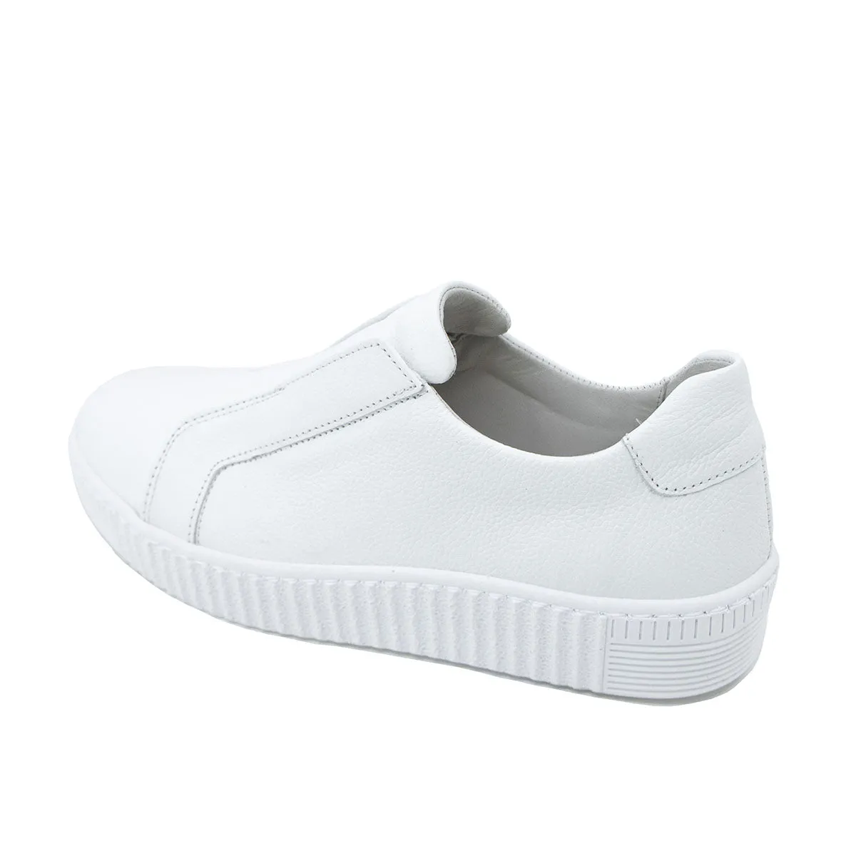 Maddie All White Soft Walking Sneakers