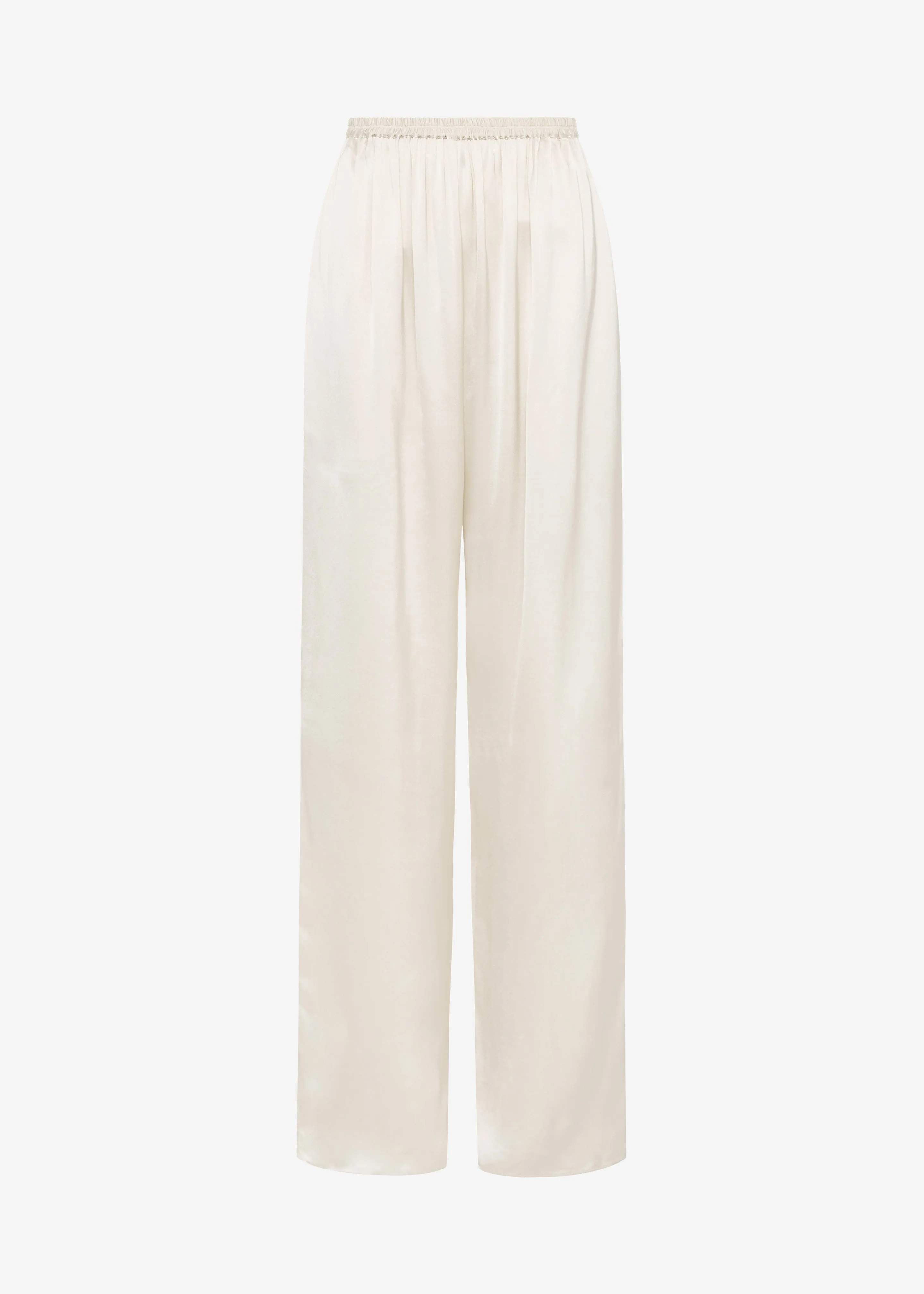 Matteau Relaxed Satin Pant - Ivory
