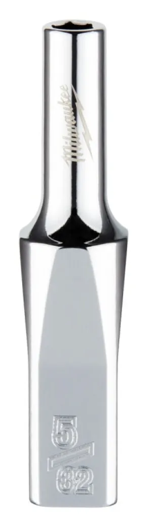 Milwaukee 45-34-9011 Socket, 5/32 in Socket, 1/4 in Drive, 6-Point, Chrome Vanadium Steel, Chrome :CD: QUANTITY: 1