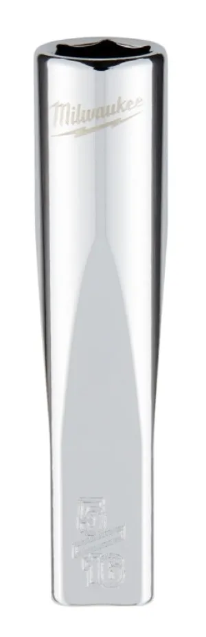 Milwaukee 45-34-9016 Socket, 5/16 in Socket, 1/4 in Drive, 6-Point, Chrome Vanadium Steel, Chrome :CD: QUANTITY: 1