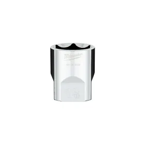 Milwaukee 45-34-9109 - 1/2 in. Drive 1-1/16 in. SAE 6-Point Socket with FOUR FLAT™ Sides