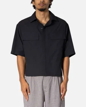 MNML Cropped Short Sleeve Shirt Black