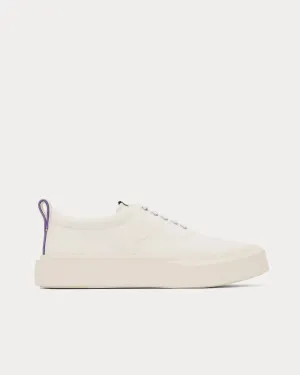 Mother II Canvas White Low Top Sneakers