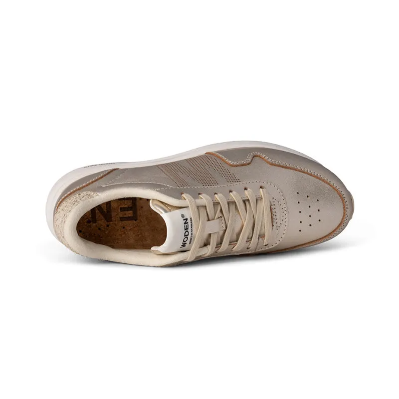 NORA NATURAL SOFT METALLIC GOLD NAHKASNEAKERIT