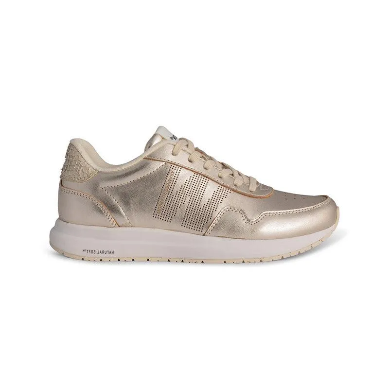 NORA NATURAL SOFT METALLIC GOLD NAHKASNEAKERIT