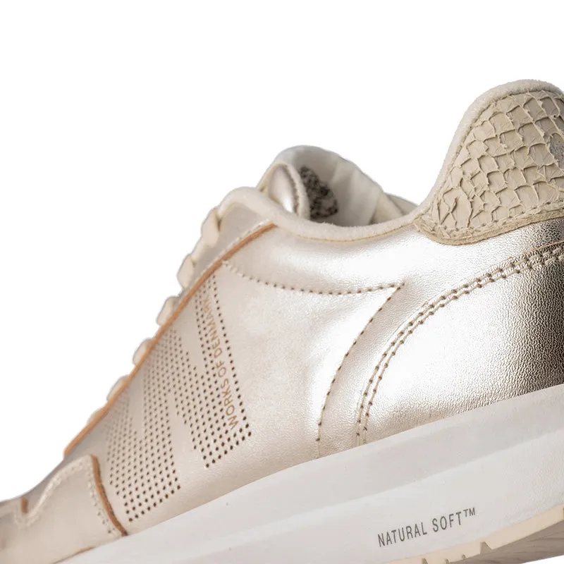 NORA NATURAL SOFT METALLIC GOLD NAHKASNEAKERIT