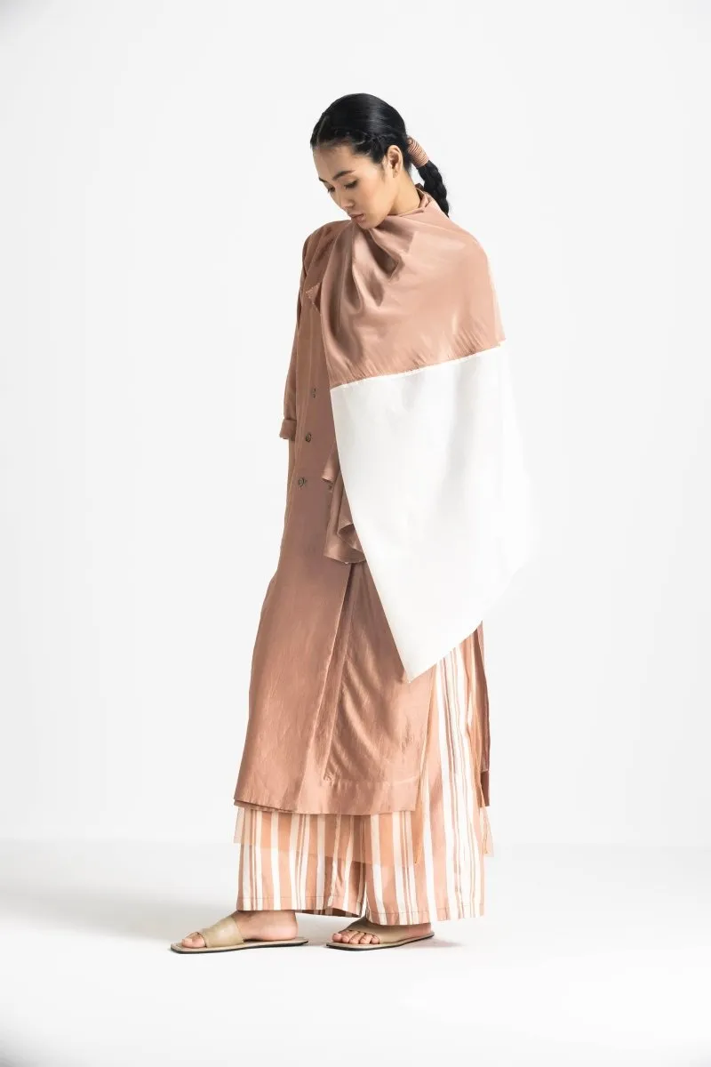 Overlap Kaftan - Champagne