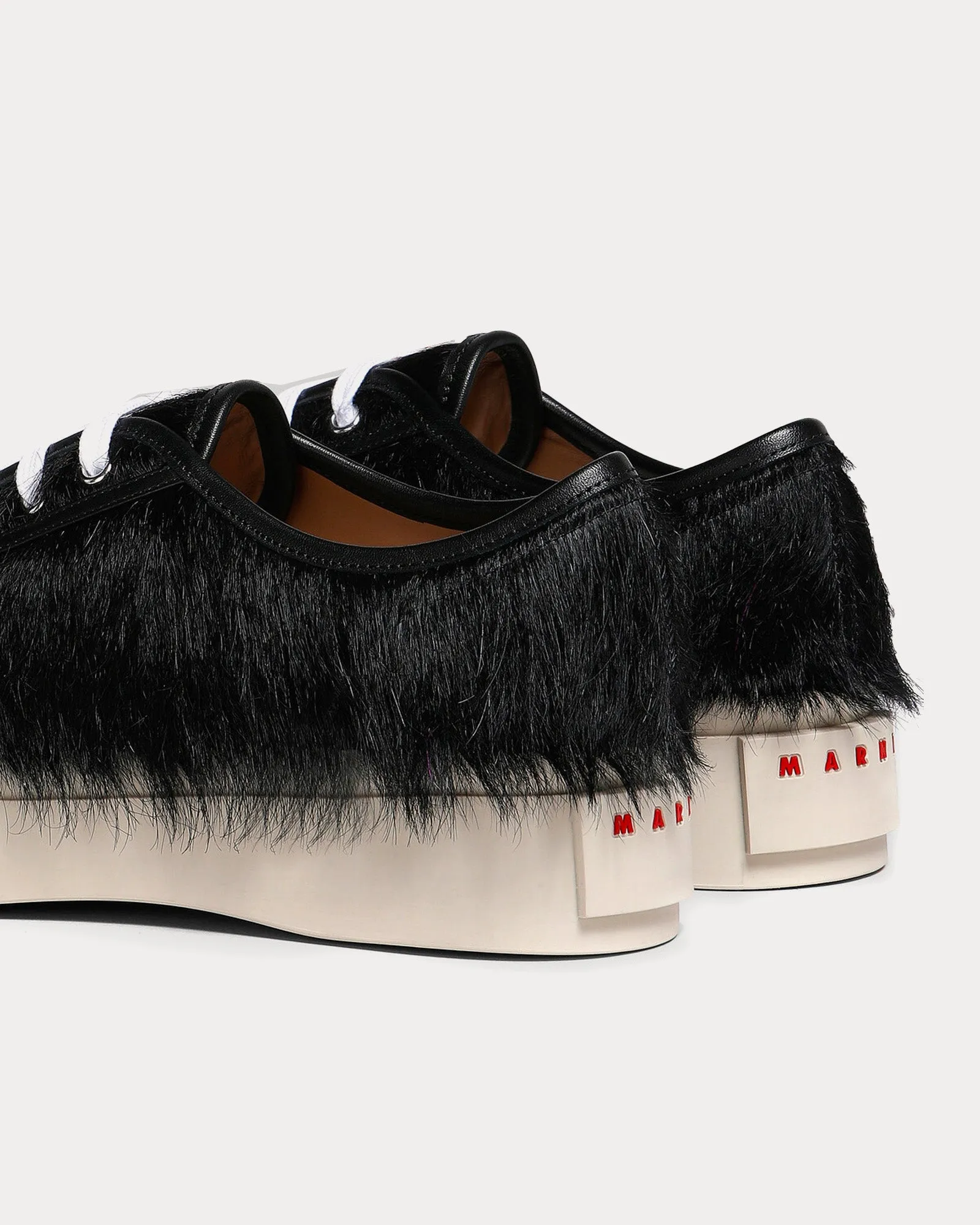 Pablo Longhair Calfskin Black Low Top Sneakers