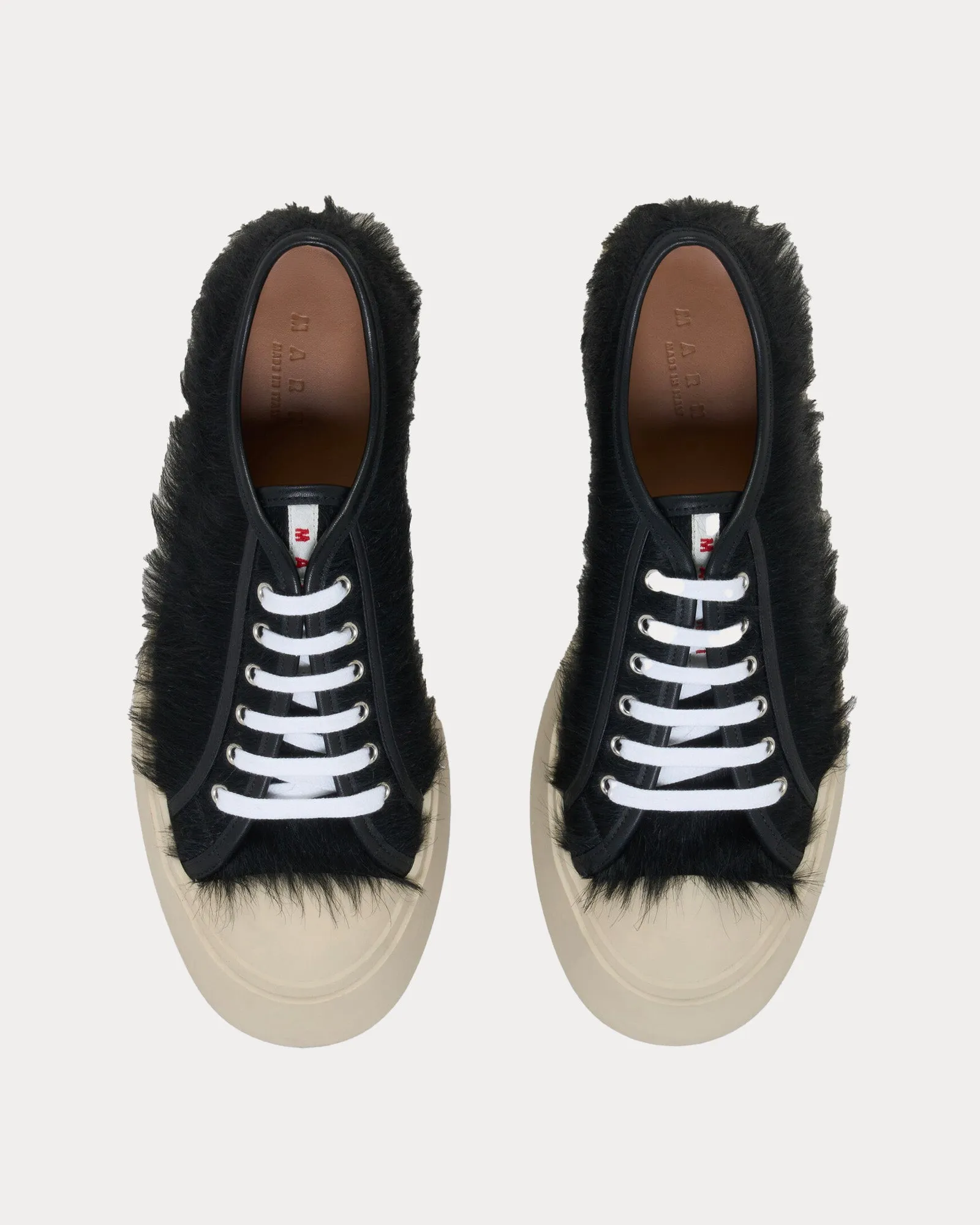 Pablo Longhair Calfskin Black Low Top Sneakers
