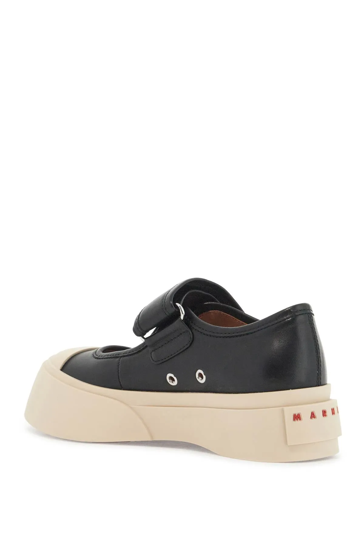 pablo mary jane nappa leather sneakers SNZW003120P7226 BLACK
