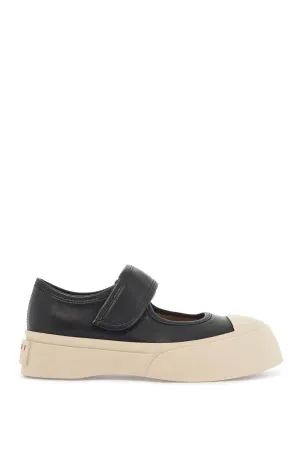 pablo mary jane nappa leather sneakers SNZW003120P7226 BLACK