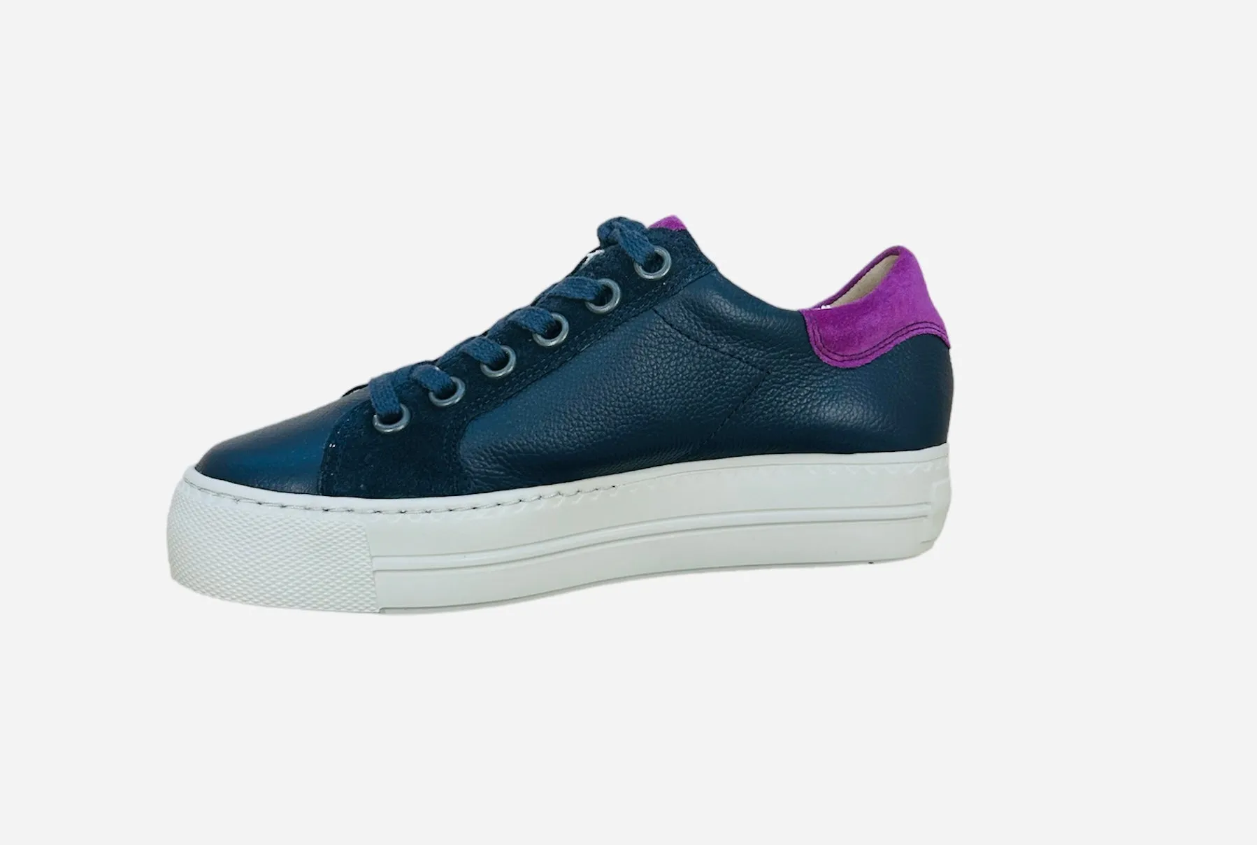 Paul Green navy lace up sneaker
