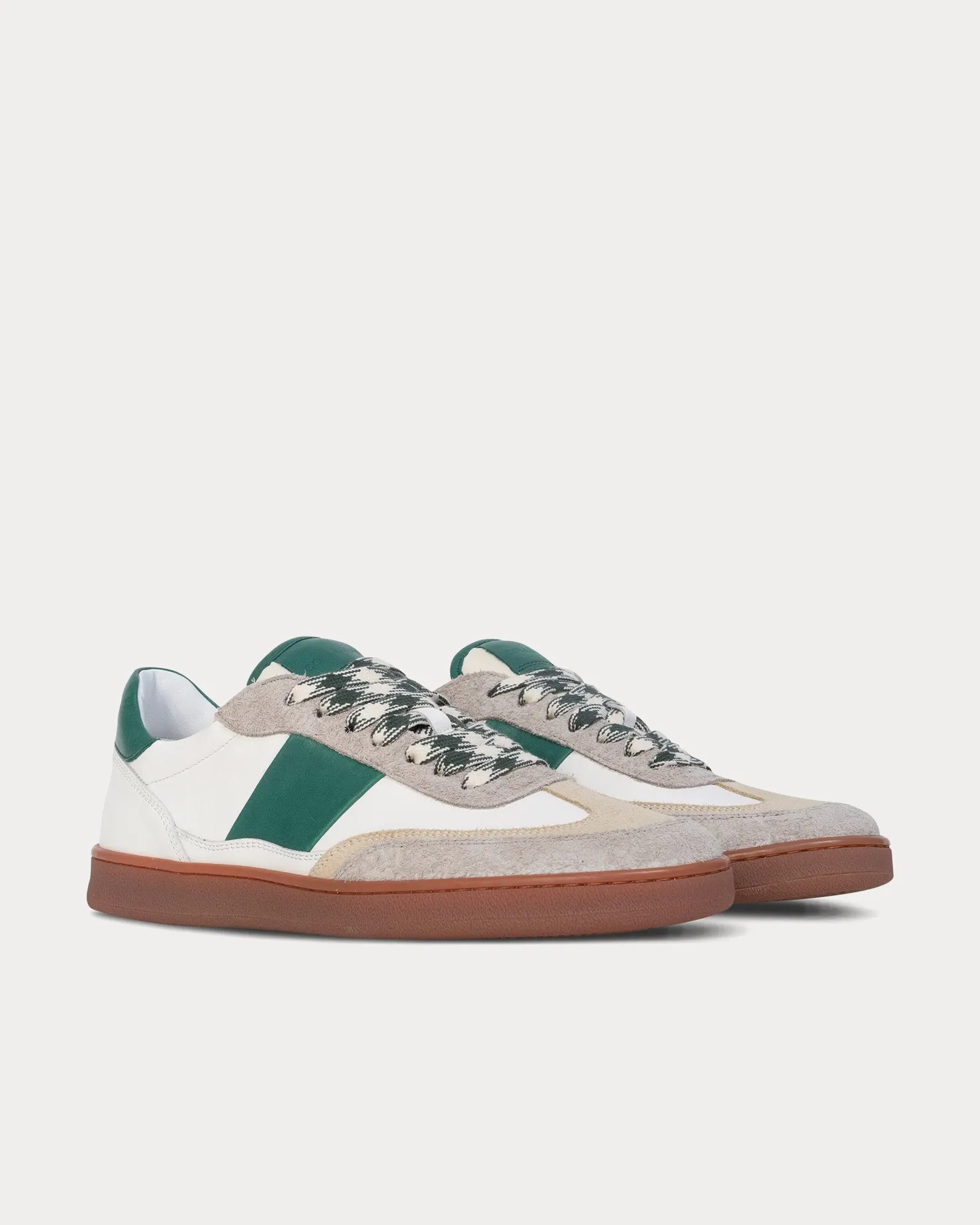 Pillar Court II Leather & Suede Quadrifoglio Low Top Sneakers