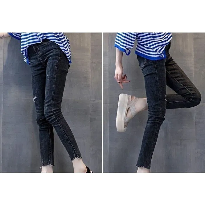Platform Cutout Slip Ons