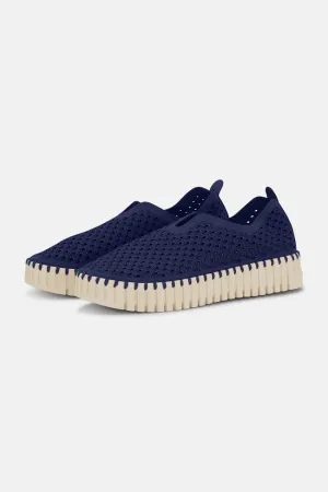 platform tulip flats- dark indigo