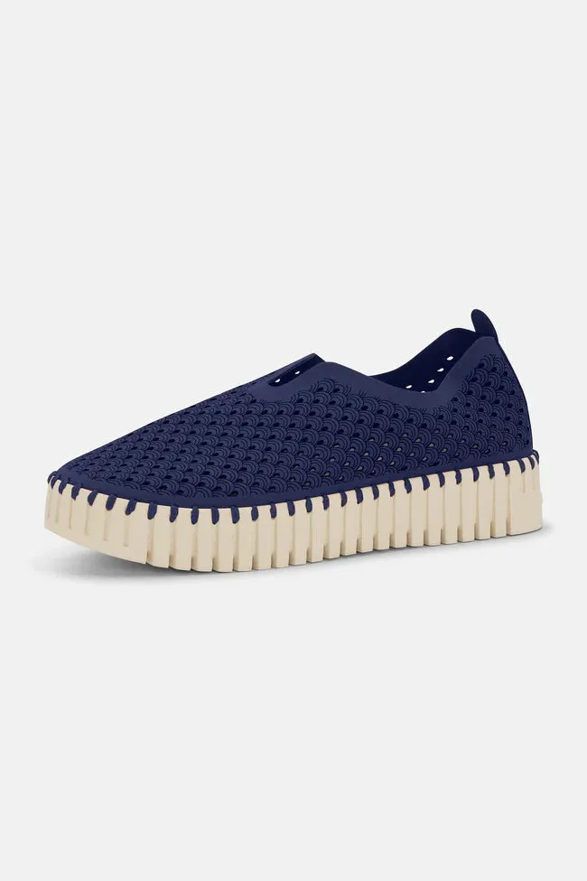 platform tulip flats- dark indigo