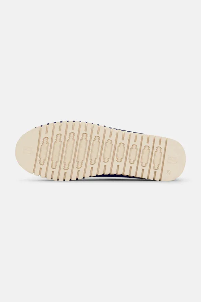 platform tulip flats- dark indigo