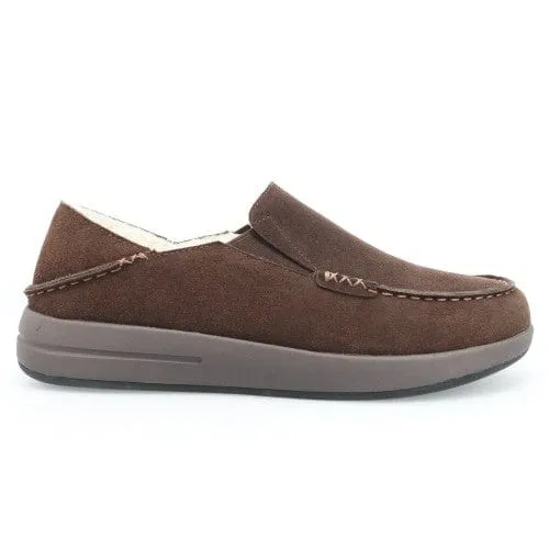 Propet Men's Edsel Slippers- Brown