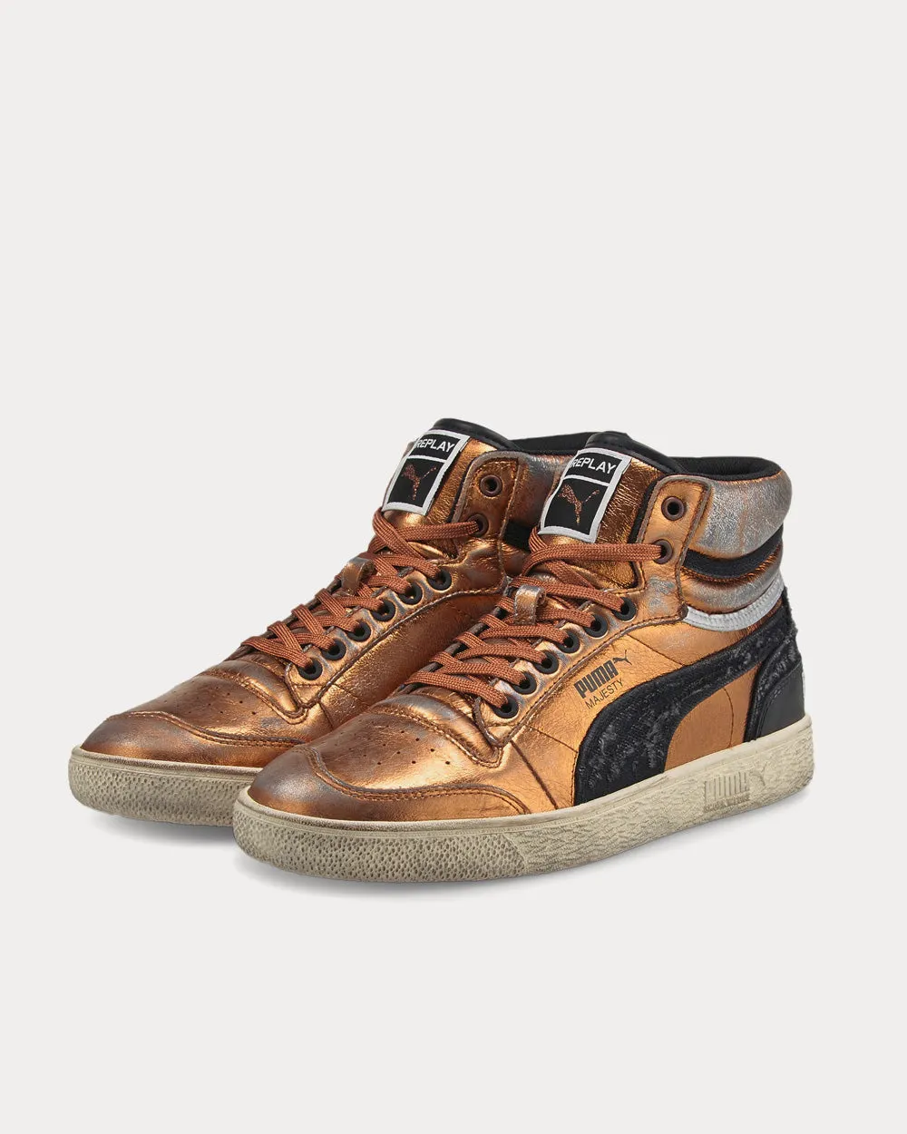 Ralph Sampson Mid Metallic G Copper / Black High Top Sneakers