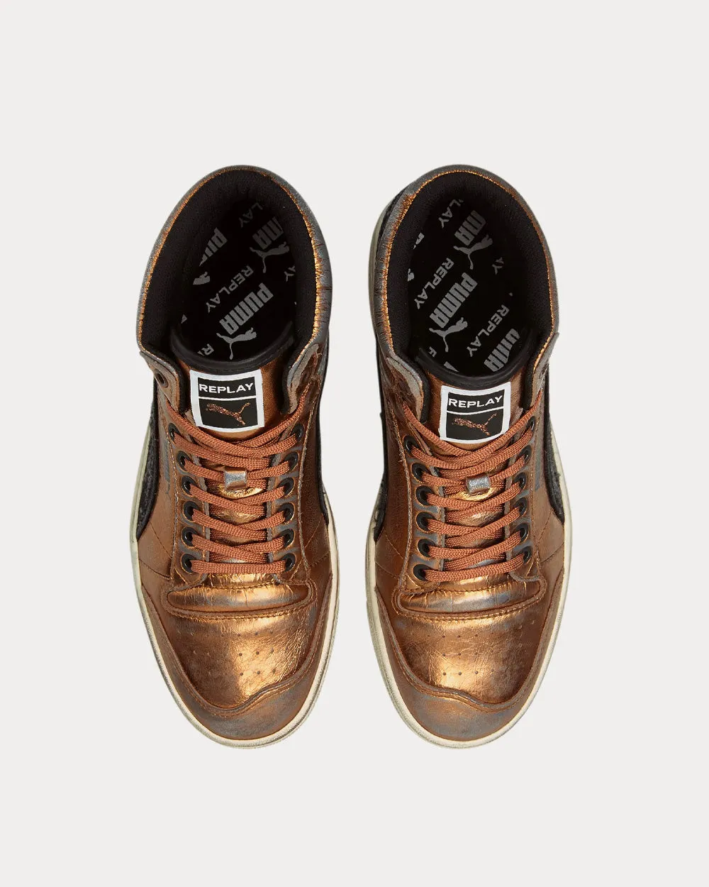 Ralph Sampson Mid Metallic G Copper / Black High Top Sneakers