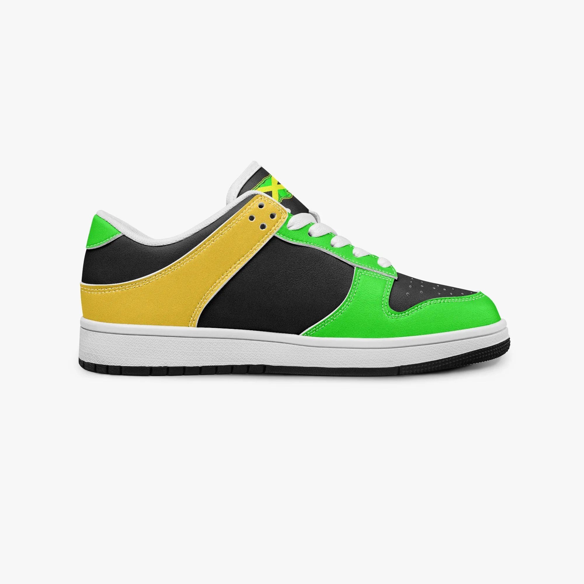 Rastaman Jamaican 2 Low-Top Leather Sneakers