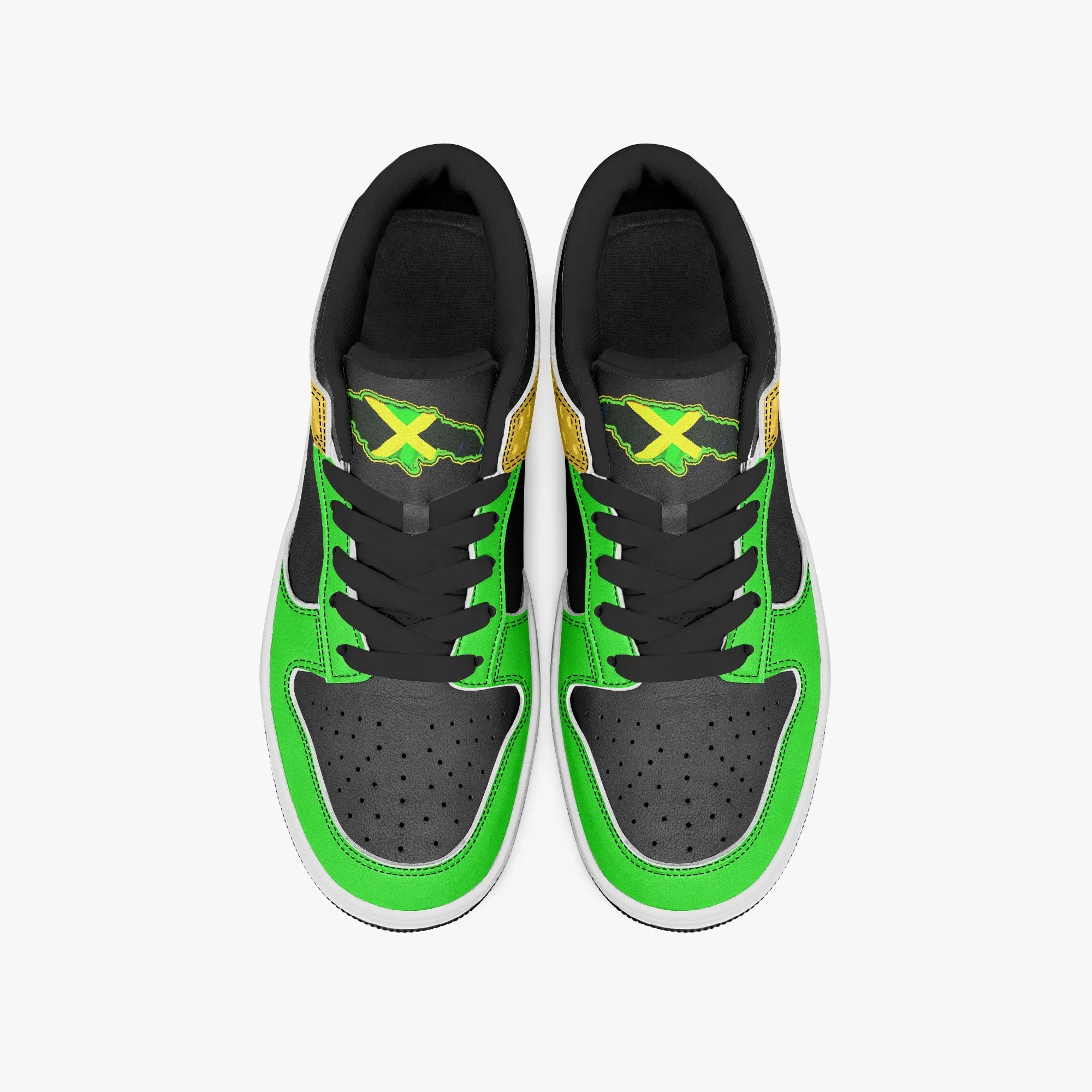 Rastaman Jamaican 2 Low-Top Leather Sneakers