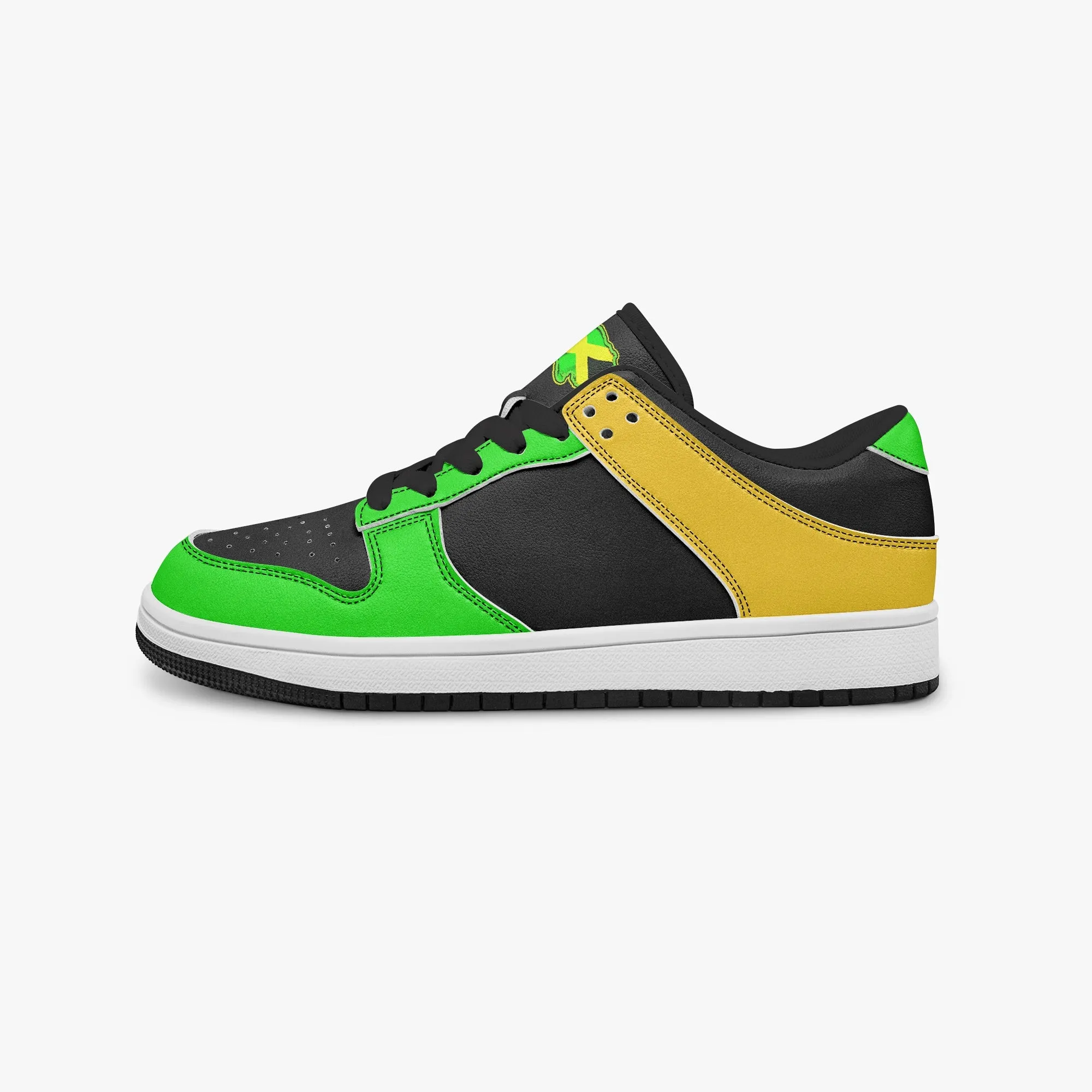 Rastaman Jamaican 2 Low-Top Leather Sneakers