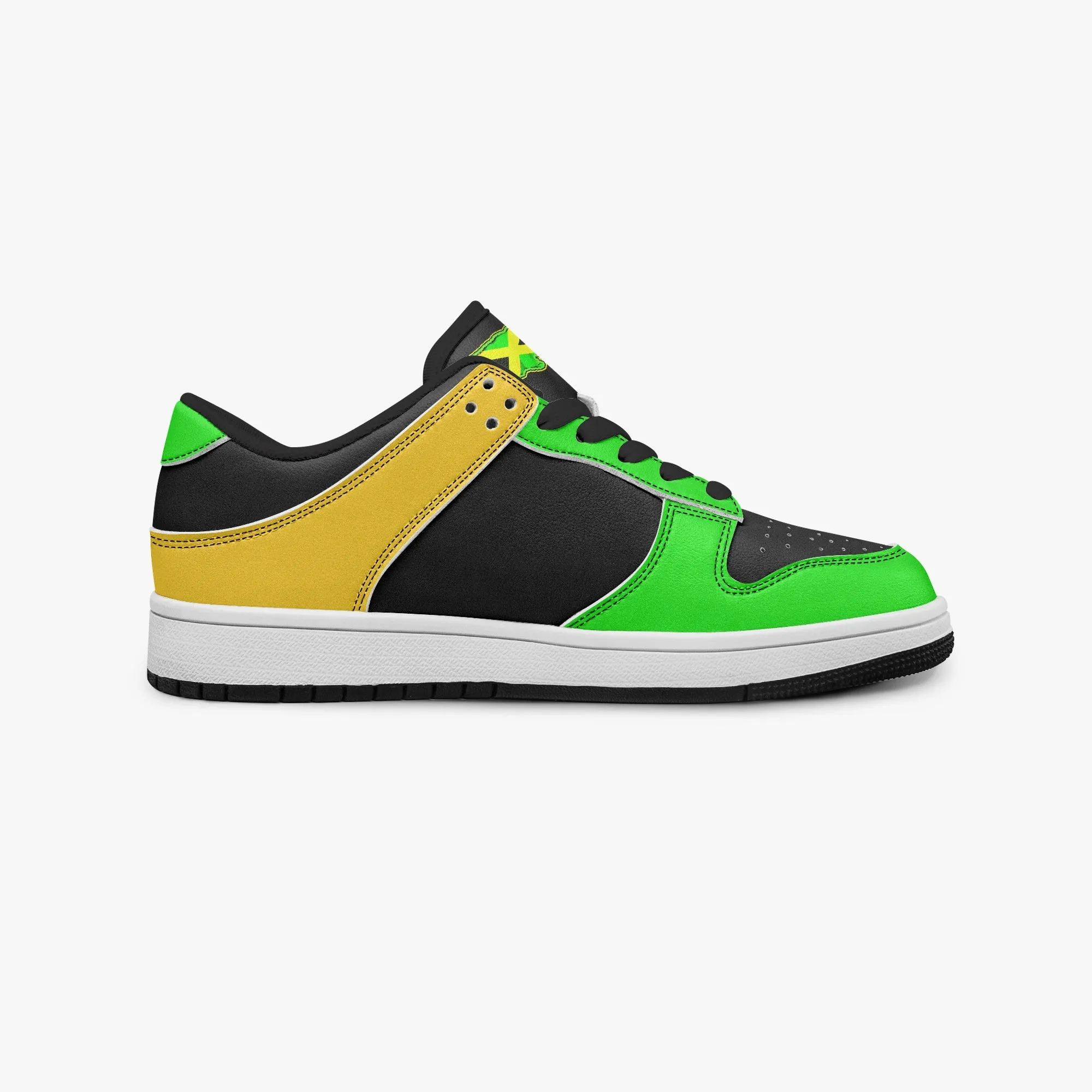 Rastaman Jamaican 2 Low-Top Leather Sneakers